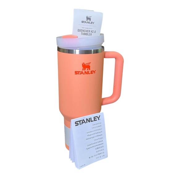 Stanley 40 oz. Quencher H2.0 FlowState Tumbler - Nectarine (Peachy) • NEW • - Picture 8 of 9